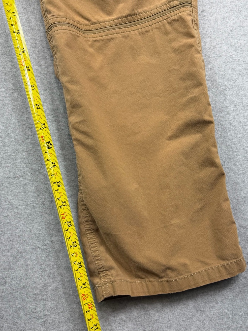 KĂHL Radikal Khaki Performance Hiking Trail Pants Menâs 34x34 - Picture 8 of 12